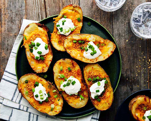Veg Potato Skins